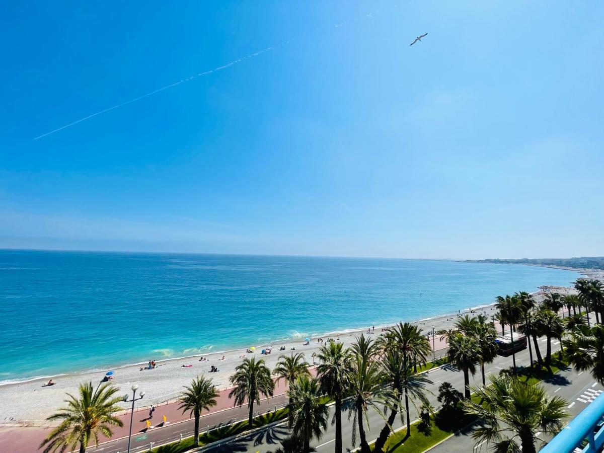 Sea View Top Floor - Promenade Des Anglais Nizza Kültér fotó